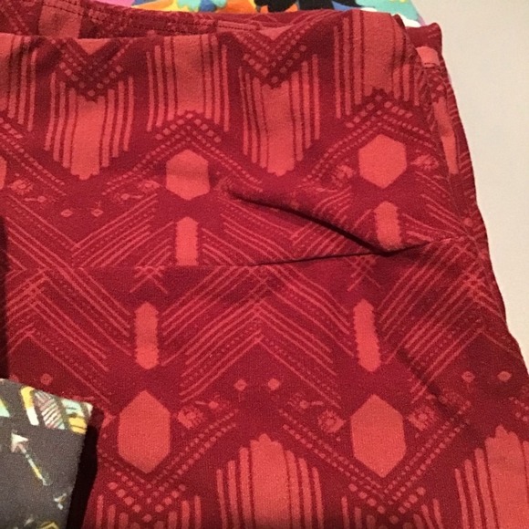 LuLaRoe Leggings Lot of 5 One Size - Picture 3 of 6